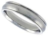 Surgical Steel 5MM Comfort Fit Wedding Band / Thumb Ring