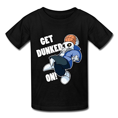 Funny Undertale Sans Get Dunked On Tee Black For Youth