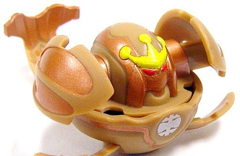 Bakugan BAKUCLEAR B2 Bigger Brawlers LOOSE TAN SUBTERRA SIRENOID 390G