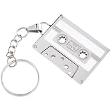 DonDon Tape - Kassetten Schlüsselanhänger aus Edelstahl