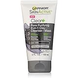 Garnier SkinActive Clean+ Pore Purifying 2-in-1 Clay Cleanser/Mask, 5 Fluid Ounce