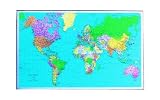 Uhu 45351 - Schreibunterlage 40x53cm Weltkarte - 