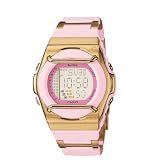 Casio Baby-G Sweet Poison Pink Watch with Digital Dial Code and Resin/Metal Band - MSG162EV-4