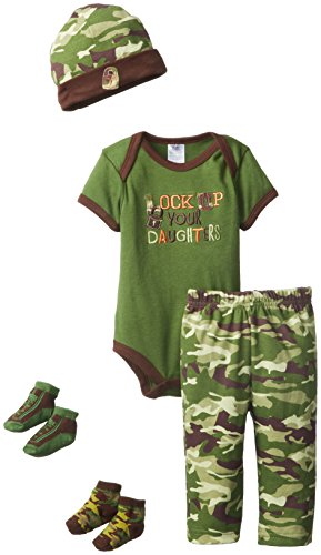 Baby Essentials Baby-Boys Newborn Camo Lock Daughters Five-Pack Gift Set
