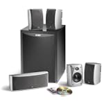 Polk Audio RM6750 5.1 Channel Home Theater Speaker System (Set of Six, Titanium)