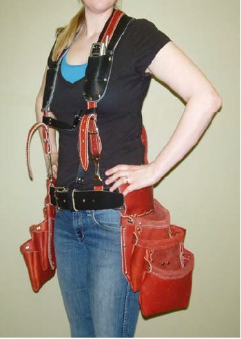 Viking Leather Cadillac Deluxe Harness Suspenders-Unlined