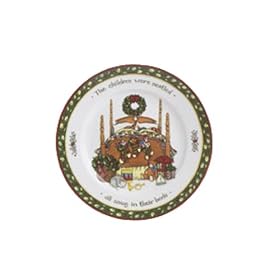 Portmeirion A Christmas Story Salad/Dessert Plates, Series 1, Set of 4