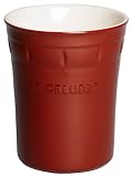 Bijou by Le Creuset Premium Stoneware 2-Quart Utensil Urn, Ruby