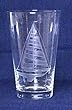 Individually Hand Etched Sailboat Tumbler Glass 7"H Set / 4