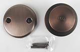 Bathtub Trim Kit - Antique Copper Finish, Tip Toe Type, By Plumb USA