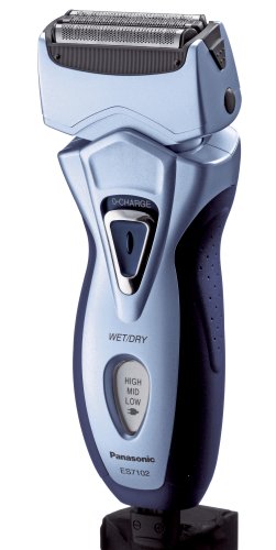 Panasonic ES7102A511 Men's Rechargeable Shaver - Blue and Silver