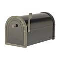 Architectural Mailboxes Bellevue Box - Black with Bronze