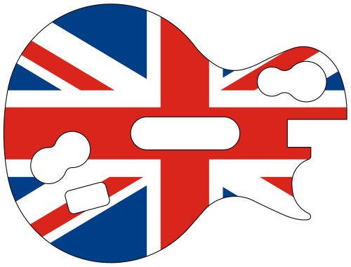 Childrens Toyshop  Video Games : Guitar Hero III Union Jack Faceplate (PS3/Xbox 360)