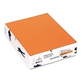 DOMTAR PAPER / HOTS FLUORESCENT COLORED PAPER, 8-1/2 X 11, 24-LB, ORANGE, 500/REAM / DMR95123200 / Sold as 1 Ream (500 Sheets) / Mfr Part # 95123200 \*/ HOTS FLUORESCENT COLORED PAPER, 8-1/2 X 11, 24-