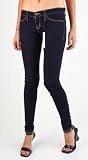 Flying Monkey Jeans Stretch Denim Leggings - Vintage Black
