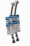 Watts MFS ST12-814W Floodsafe 1/2-by-7/8-by-12-Inch Stainless Toilet Connector, 2-Pack