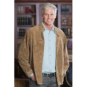 Mens Suede Shirt Jacket by Overland