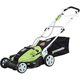 Greenworks 25272 36-volt Self Propelled Corded Mower, 19-Inch