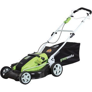 Greenworks 25272 36-volt Self Propelled Corded Mower, 19-Inch