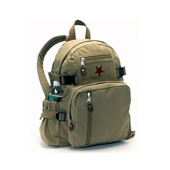 Rothco Khaki Vintage Mini Backpack