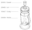 Bosch 265405 Lid Blender MUZ7MX1