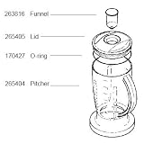 Bosch 265405 Lid Blender MUZ7MX1 by Bosch