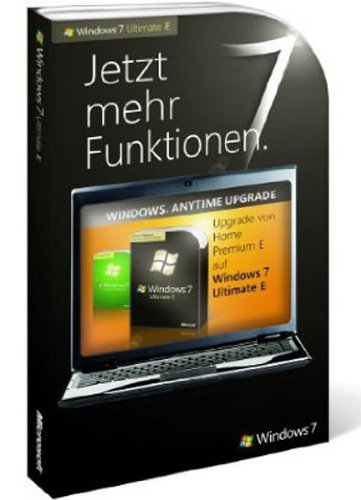 Windows 7 Anytime Upgrade 32/64 Bit deutsch (Windows 7 Home Premium auf Windows 7 Ultimate)
