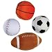 Zanies Plush Boing Ball Dog Toy, Football, 8-1/2-Inch
