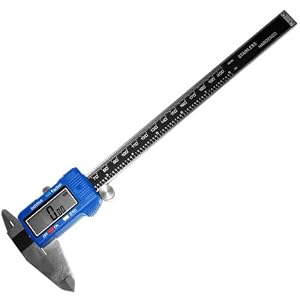 NEW! 8 Digital Caliper Stainless Steel LCD Measuring Tool - with Fraction Display by Neiko