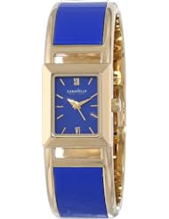 Caravelle New York Womens 44L146 Analog Display Japanese Quartz Two Tone Watch