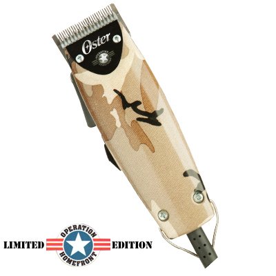 Oster Professional 076023-123 Operation Homefront Desert Camo Fast Feed Adjustable Blade Clipper