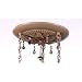 Rondelle Three Light Pendant Canopy Finish / Crystal Color: Antique Silver / Olivine