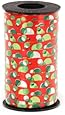 Berwick 3/8-Inch Wide by 250-Yard Spool Fun Dots Printed Curling Ribbon, Red/White/Green