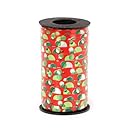Berwick 3/8-Inch Wide by 250-Yard Spool Fun Dots Printed Curling Ribbon, Red/White/Green