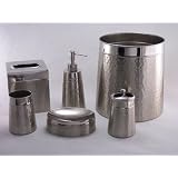 Bath Accessories Hammered Two Tone Tissue Cover by Spectrum Home