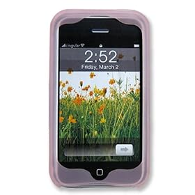 Incipio dermaSHOT Silicone Skin Case for iPhone 1G (Translucent Pink) by Incipio