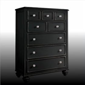 American Drew Camden Black Drawer Chest