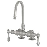 American Bath Factory F300A-SN 300 Series Bathtub Faucet in Satin Nickel