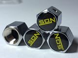 NOS Anti-theft Car Wheel Tire Valve Stem Caps