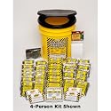 Economy Emergency Honey Bucket Kits for Home, Work or Auto: 1 Person