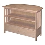 International Concepts TV-27 Mission Corner TV Stand, Unfinished
