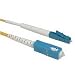 19.7ft LC/SC PLENUM-RATED SIMPLEX 9/125 SINGLE-MODE FIBER PATCH CABLE - YELLOW