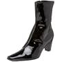 Aquatalia by Marvin K. Women's Tapp Ankle Boot,Black Patent,7.5 M US