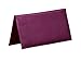 Dwellbee Leather Checkbook Cover with Register Holder and Carbon Copy Divider (Cowhide Leather, Purple)