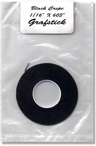 Tape - Single - Crepe - Black - 1 16 Tape - Single - Crepe - Black - 1 16