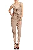 2b Cascade Ruffle Front Jumpsuit