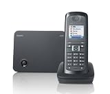Gigaset E490 Schnurlostelefon (4,19 cm (1,65 Zoll) Farbdisplay, Freisprechfunktion) schwarz/grau