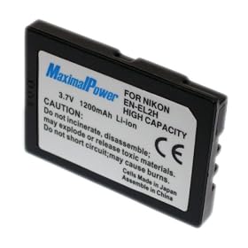 Maximal Power DB NIK EN-EL2 Replacement Battery for Nikon Digital Camera Camcorder... by MaximalPower