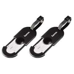 Hama Adressschild Gep�ckanh�nger 2er-Set, schwarz, 00105326