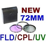 IMAGE OF 72mm 3Pc Filter Kit For Nikon D80 D300 18-200mm VR & ANY Other 72mm Lens!